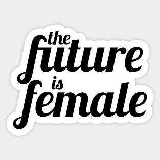 The Future is Female (Light Colors Version) Sticker